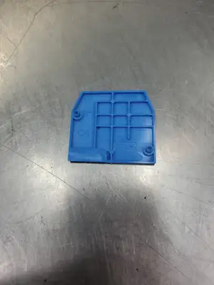 ABB Entrelec FEM 6 BLEU V0 Terminal Block End Plate, Lot of 13. 4D-43