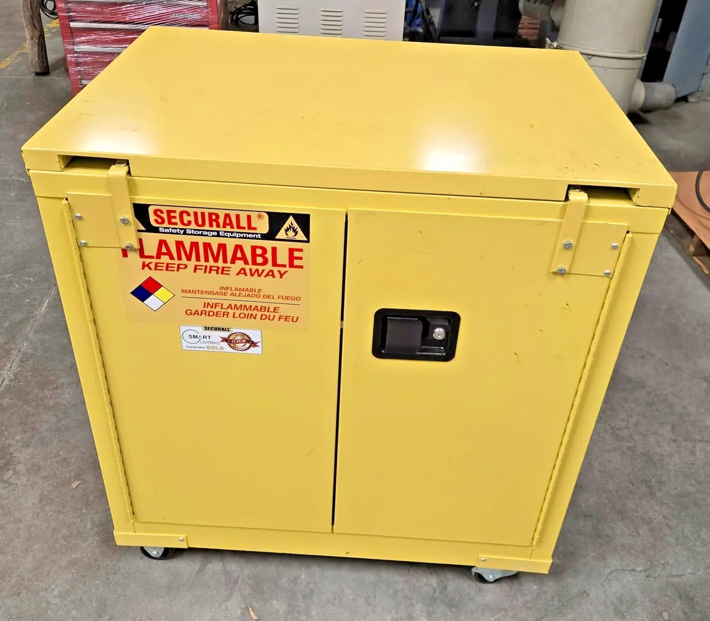 SECURALL A131 Flammable Liquids Safety Storage Cabinet 30 Gallon OSHA Approved