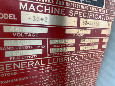 USED DOALL 36-2