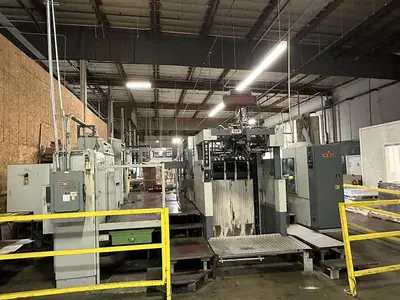 USED 1988 BOBST AUTOPLATINE SP102-CER DIE CUTTER W/ BLANKING