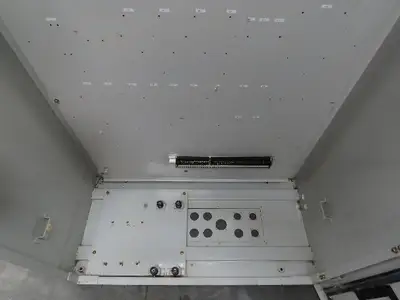 Freestanding Electrical Enclosure 1800x900x400mm Backplate 600x400mm HMI Cutout