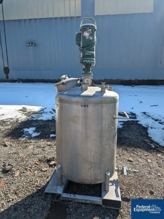 Used Custom Metalcraft 115 Gal Custom Metalcraft Mix Tank, S/S Stainless Steel Tanks Ohio US | Federal Equipment Company #127325