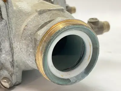USED WATTS BRONZE REDUCED PRESSURE ZONE BACKFLOW PREVENTER ASSEMBLY