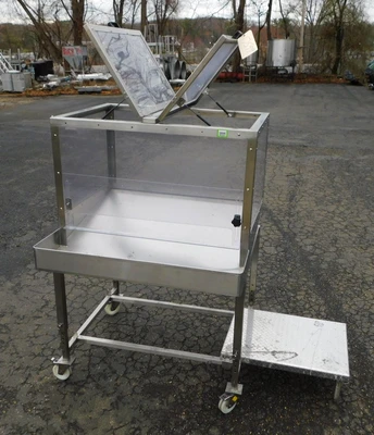 USED UNSCRAMBLING HOPPER 48" BOTTLE HOPPER