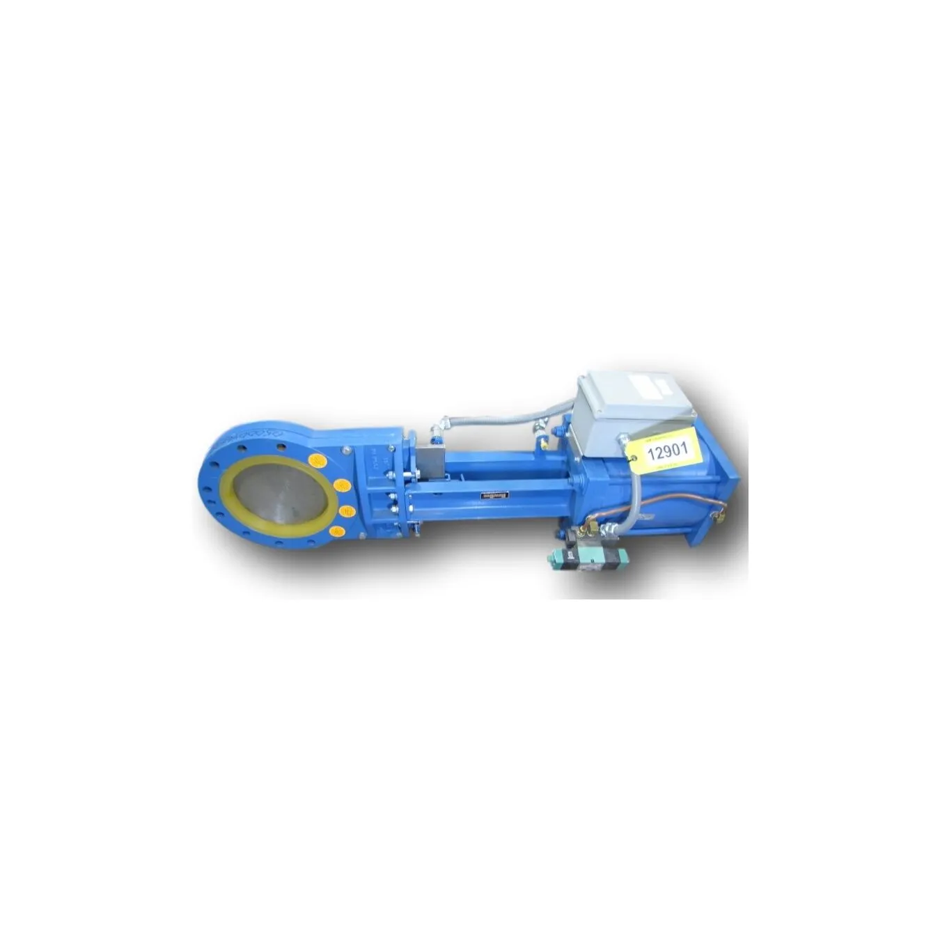 10" diameter NEWCON Knife Gate Slurry Valve with resilient seat [Unused!]