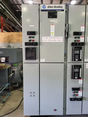 5kV/1200A Medium Voltage MCC Double Structure w/ Motor Protection Relays