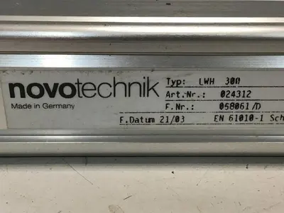 USED NOVOTECHNIK LWH300