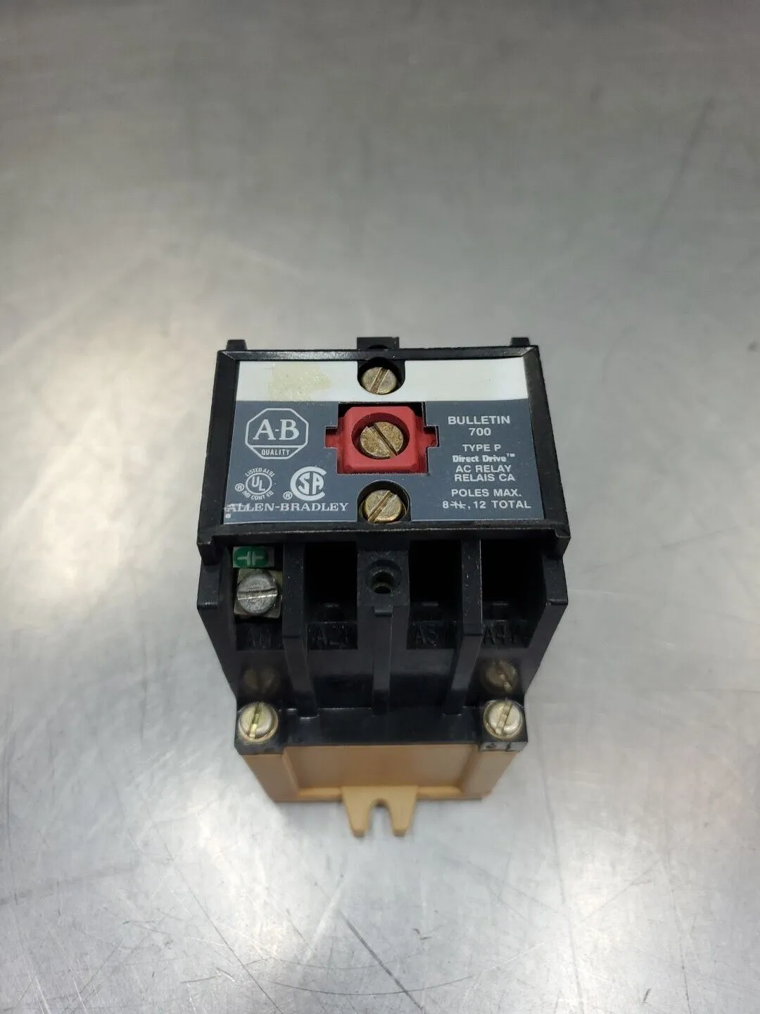 ALLEN BRADLEY 700-P000A22 SER B AC CONTROL RELAY. 4D-31