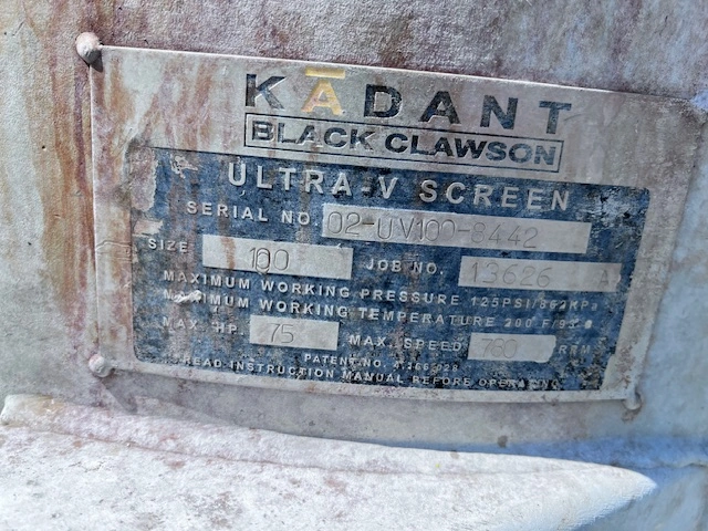 Used Black Clawson _UNKNOWN_ Screens (Misc) Minnesota US | Peak Machinery, Inc. #284978