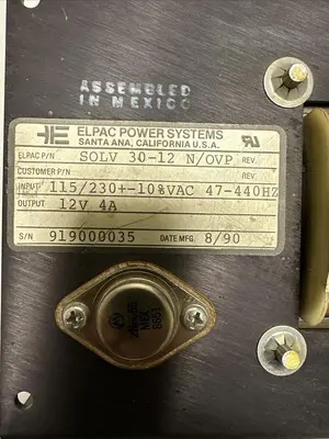 Used ELPAC SOLV 30-12 N/OVP Miscellaneous Equipment (Electrical & Power) Ohio US | Surplus Asset Holdings #1209983