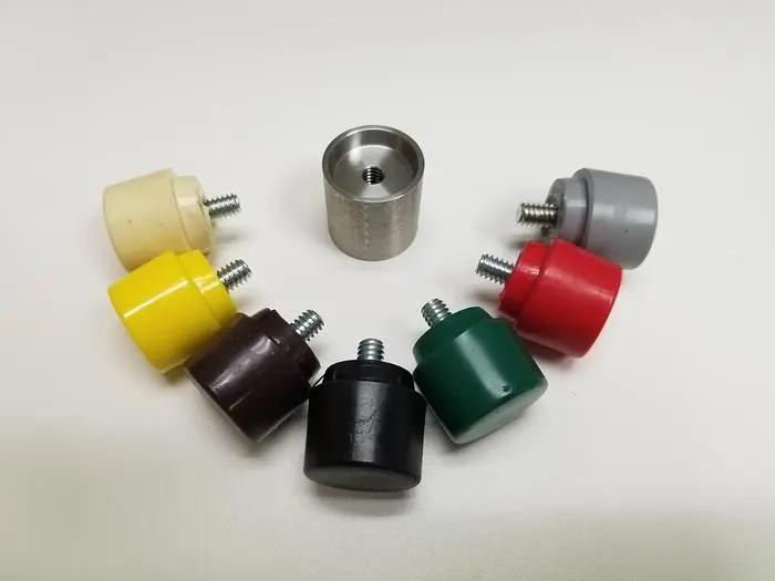 Pistorius Clamp Pad Adapter, Threaded Insert in Stainless Steel, Attach Pressure / Hammer Faces, Replaces part S-5344-1-MN