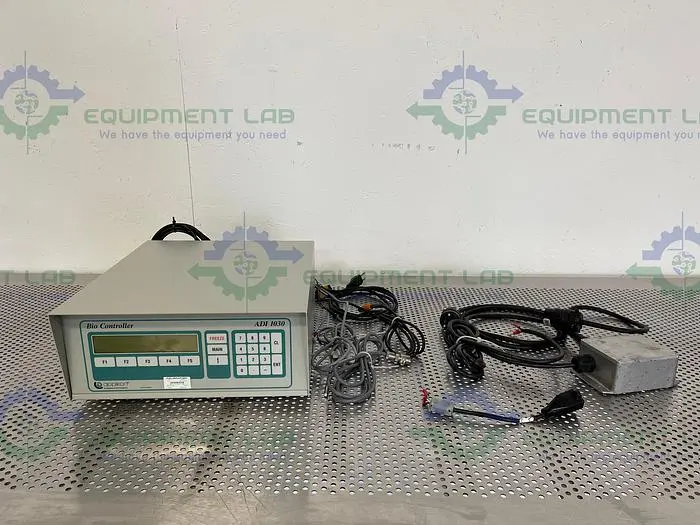 Used APPLIKON ADI 1030 BIO CONTROLLER W/ PH, DO2(POL) CABLES AND TEMPERATURE SENSOR Fermenters / Bioreactors California US | Equipment Lab #487607