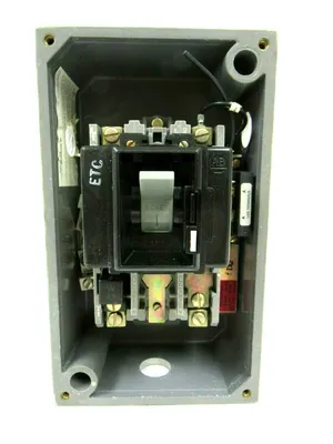 USED ALLEN BRADLEY 609U-ACXD MANUAL STARTING SWITCH SER H SIZE 0 609UACXD
