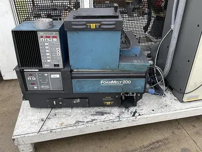 Used 2008 FANUC M10IA DUAL ARM ROBOTIC FOAM CELL WITH A/B SIDED INDEX TABE/ COULD CONVERT TO WELD CELL Robotic Welding Cells | Harbor Machinery Inc. #1283347