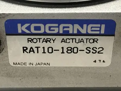 Used KOGANEI RAT10-180-SS2 Rotary Actuators | Ideal Machinery #625544