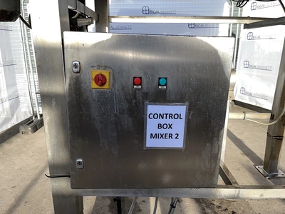 1800L Iozzelli S/S Twin U-Trough Mixer Model BL1800V
