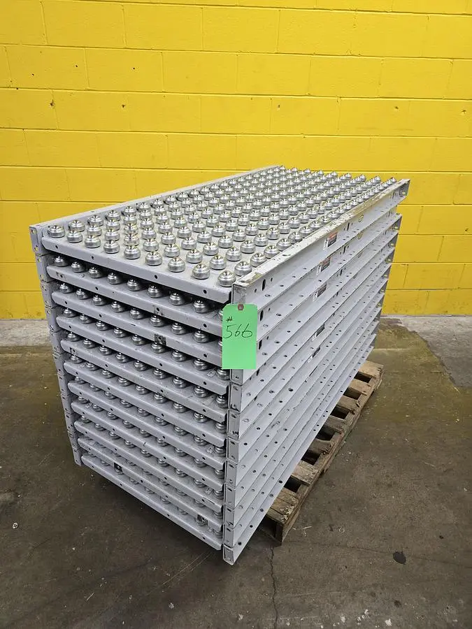 Used HYTROL ROLLER BALL TRANSFER  CONVEYOR Roller Conveyors Wisconsin US | Packer City Sales #1298049