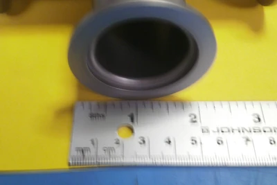USED MKS/HPS 3 WAY STAINLESS STEEL FLANGE FITTING