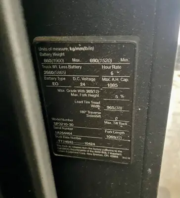 Used 2003 CROWN SP3210-30 Stackers Texas US | TB Forklifts #1272828