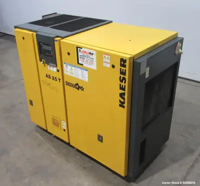 Used KAESER AS 25 T Rotary Screw & Sliding Vane Air Compressors Illinois US | Aaron Equipment #787353