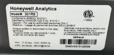 NEW HONEYWELL ANALYTICS M-508627 RELAY MODULE 301R8