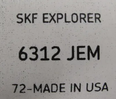 NEW SKF 6312 JEM ROLLER BEARING 6312JEM
