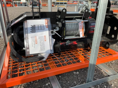 Used WOLVERINE SSW15 HYDRAULIC WINCH SKID STEER ATTACHMENT Misc Construction Attachements Michigan US | Miedema Asset Management Group #1768771