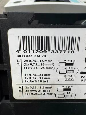 SIEMENS 3RT1035-3AC20 Electrical/PLC/Automation | ESS Industrial Equipment Sales (7)