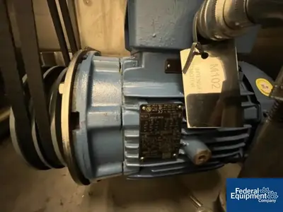 USED Patterson-Kelley 2 Cu Ft P-K Double Cone Dryer, Hastelloy C22, 100#