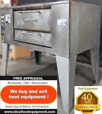 Double stacked Bakers Pride Pizza Ovens - 4 available