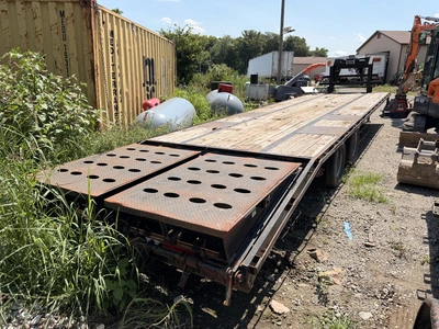 Used 2019 ELITE GOOSENECK DOVETAIL 32' Deckover Trailers Indiana US | Miedema Asset Management Group #1437044