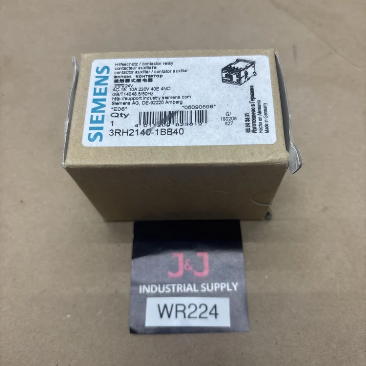 New | in-Stock Siemens 3RH2140-1BB40 PLC Processors Indiana US | J&J Industrial Supply #524304
