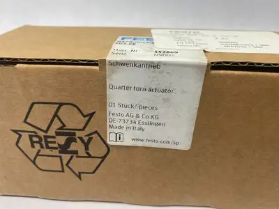 NEW FESTO QUARTER TURN ACTUATOR