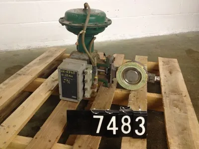 Fisher type 8550 Butterfly Valve size 4"