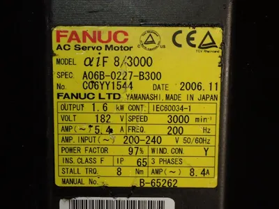USED 2006 FANUC A06B0227B300