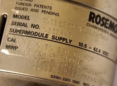 NEW ROSEMOUNT 305LS2CD2A2B12A2AB4 PRESSURE TRANSMITTER