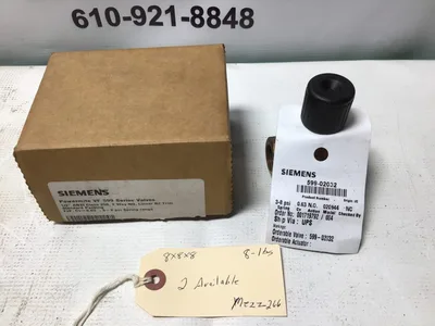 Siemens 599-02032 Powermite MT Series Terminal Unit 2-Way Valve