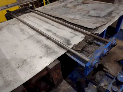 17 STAND X 4" X 48" B&K MODEL #2B-35 RAFTED ROLLFORMER: STOCK #18127
