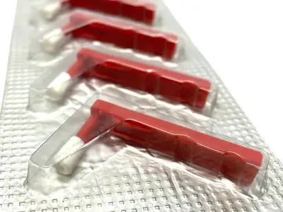 NEW FISCHER AND PORTER UNIVERSAL MARKER RED