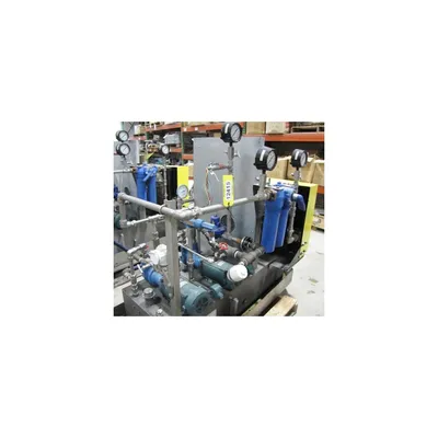 USED LSC PRE-ENGINEERED 16 GPM LUBRICATION LUBE OIL SYSTEM COOLER
