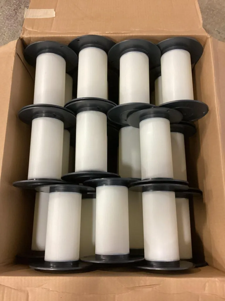Sonoco Plastics Plastic Spool Cable Wire Reel 6.5″ x 7.5″ -NIB of 48