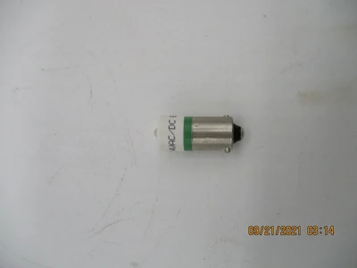 New CJ462939 New LED Bulb (green, 24 vac/dc, EBT, BAJ) 1 lot of 2