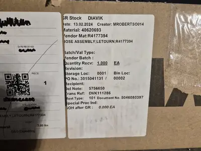 NEW LETOURNEAU R4177394