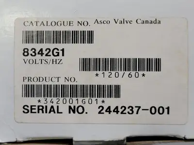 NEW ASCO 8342G1