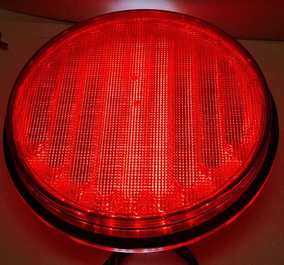 NIB GE 93113761 Railroad Crossing Grade Gate Arm Safety Flashing LED 12VDC Light