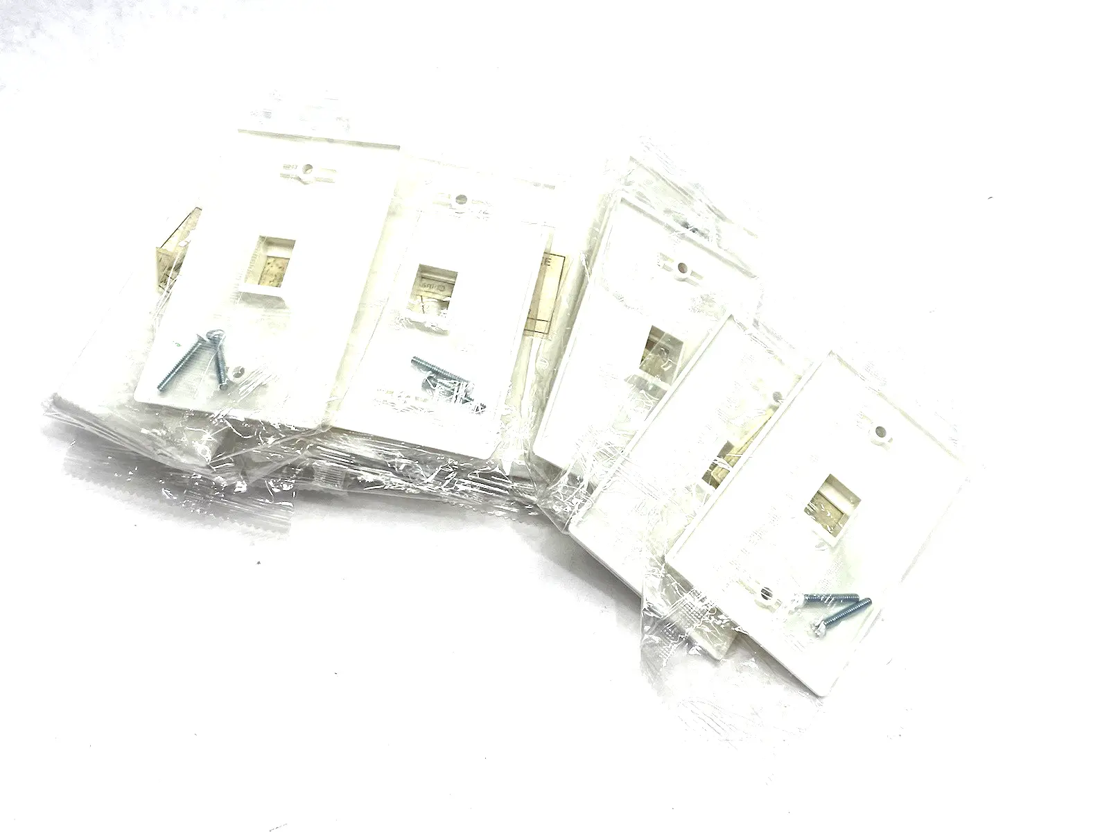 NEW MONOPRICE 1-GANG WALL PLATE FOR KEYSTONE, 1-PORT WPK-1