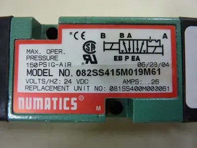 USED NUMATICS 082SS415M019M61