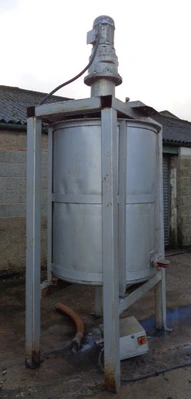 1,000L S/S Gate Paddle Stirrer 2.2 kw