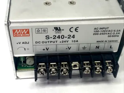 Used MEAN WELL S-240-24 AC/DC Power Supplies Michigan US | Maverick Industrial Sales #1424590