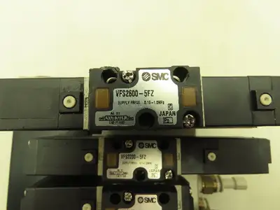 SMC VV5FS2 Plug-In 6-Station Manifold Control Unit VFS2000 Solenoid Valve Bank